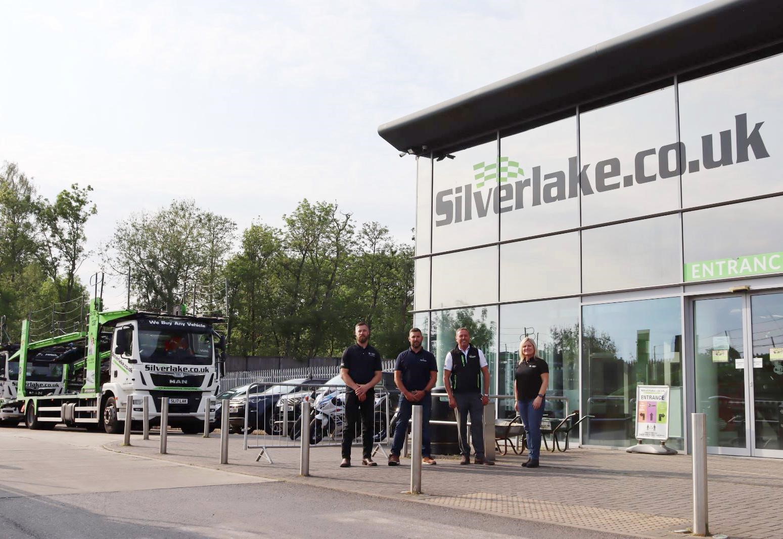 L-R Eric Wilbert 2nd VP ARA, Darren Combellack UK Director ARA, Allen Prebble MD Silverlake, Shan Lathem President ARA